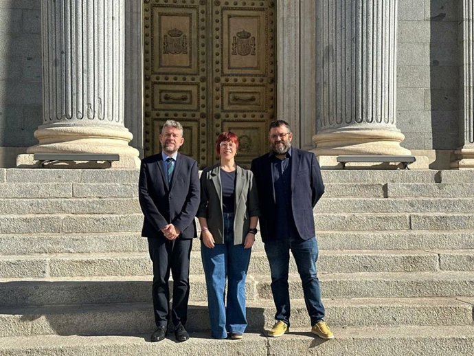 Francesc-Marc Álvaro (ERC); Vicenç Vidal (Més per Mallorca) y Àgueda Micó (Compromís)