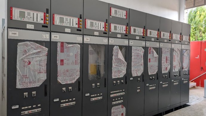 Subestación de Endesa en Torrelavit (Barcelona)