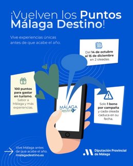 La Diputación lanza, con dos millones de euros, una nueva campaña de ‘Málaga Destino’ para potenciar la marca Sabor a Málaga y el comercio local