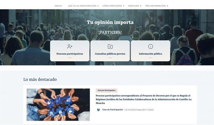 Castilla-La Mancha Inicia El Proceso Para Hacer Aportaciones Al Decreto Que Regula Las Entidades Colaboradoras Con La Administración Regional .