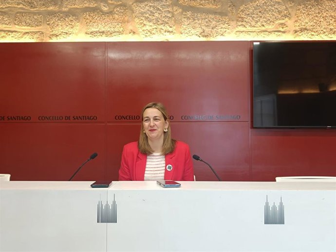 La portavoz del gobierno local de Santiago, Míriam Louzao
