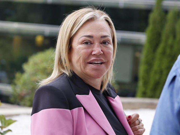 Belén Esteban llega a la Audiencia Provincial de Madrid para asistir al juicio contra Toño Sanchís