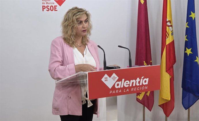 La portavoz del Grupo Parlamentario Socialista, Carmina Fernández