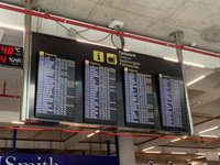 El aeropuerto de Palma sufre retrasos generalizados a causa de las lluvias