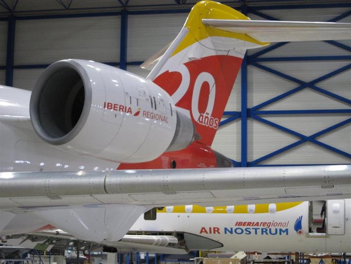 Archivo - La compañía Air Nostrum