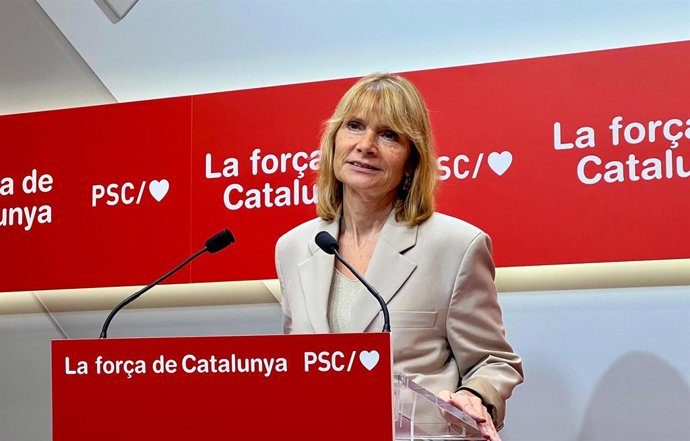 La vice-primera secretària i portaveu del PSC, Lluïsa Moret