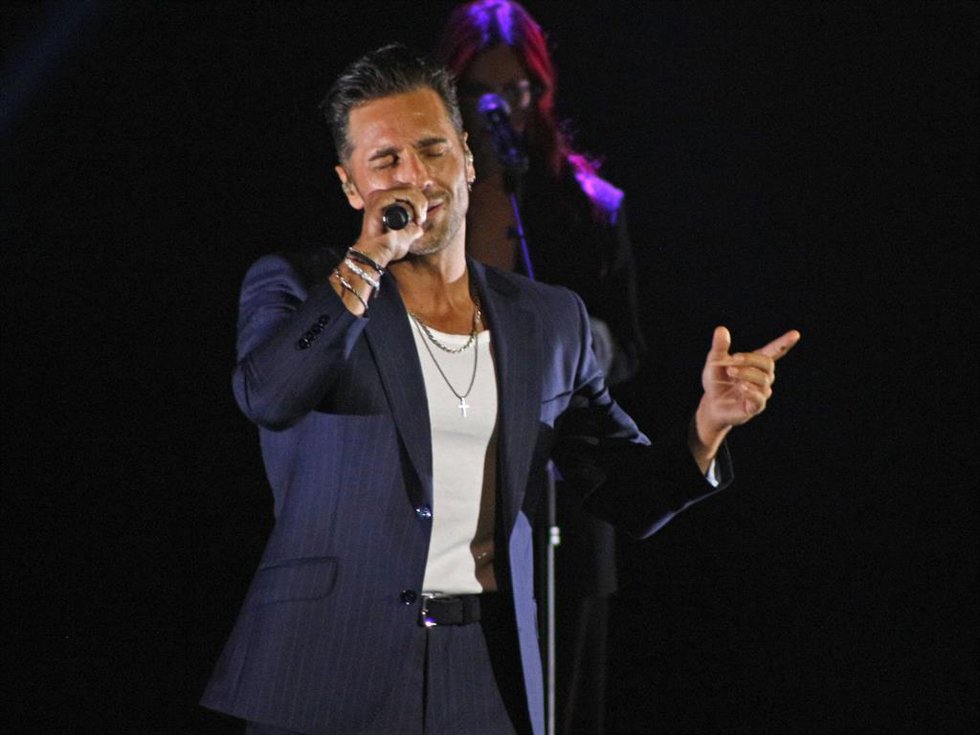 Archivo - David Bustamante, en su último concierto
