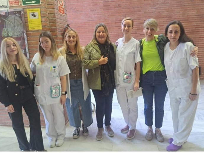 Algunas de las nuevas enfermeras especialistas en Geriatría.