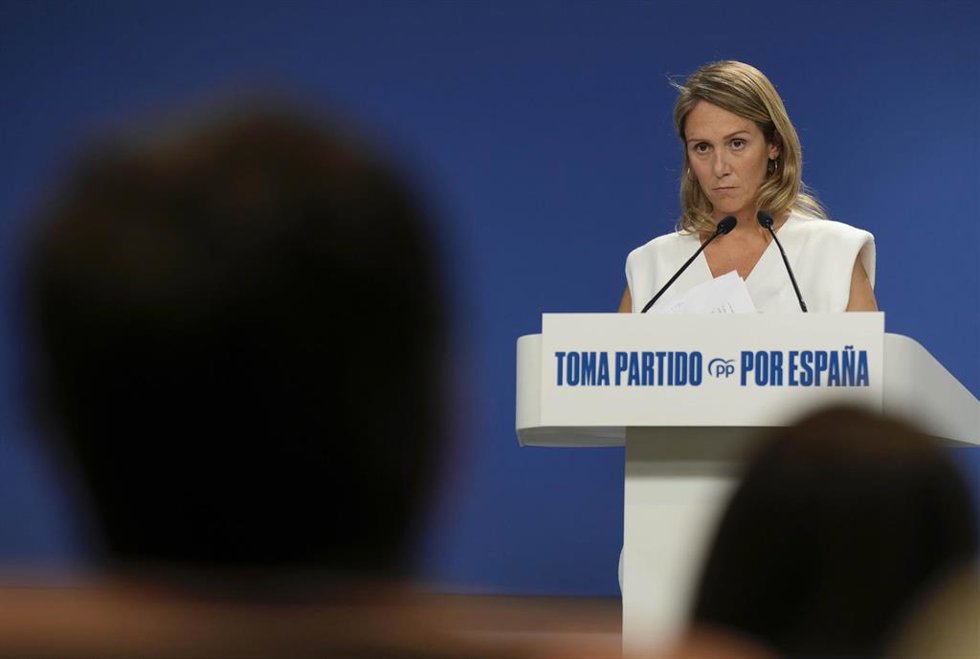 La vicesecretaria de Coordinación Sectorial del PP, Alma Ezcurra.