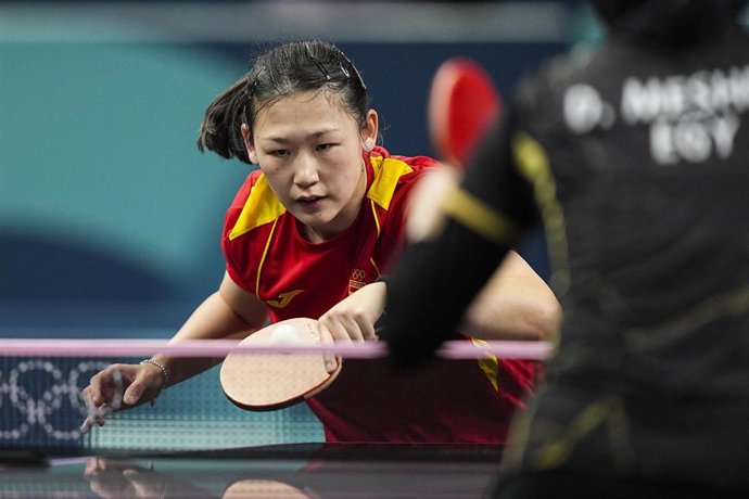 Archivo - Maria Xiao durante los Juegos Olímpicos de París de 2024