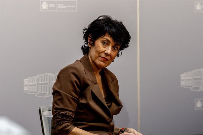 La ministra de Inclusión, Seguridad Social y Migraciones, Elma Saiz, preside este jueves el acto “La Hispanidad es cosa de todos”, a 9 de octubre de 2025, en Madrid (España). El acto, organizado por el Ministerio de Inclusión, Seguridad Social y Migracion
