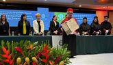 Foto: México.- La pedagoga Carmen Pellicer, doctora honoris causa por la Universidad Olmeca de México