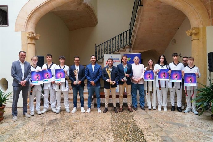 Presentación de la 4ª edición del Mallorca Open Ciutat de Palma de Taekwondo en Can Oms.