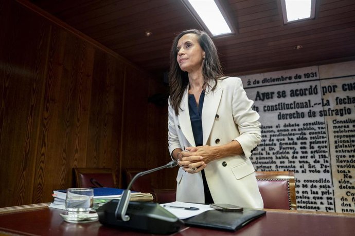Archivo - La presidenta de Redeia, Beatriz Corredor Sierra, comparece ante la Comisión de Investigación sobre la interrupción del suministro eléctrico y de las comunicaciones del 28 de abril de 2025, en el Senado, a 11 de septiembre de 2025, en Madrid (Es