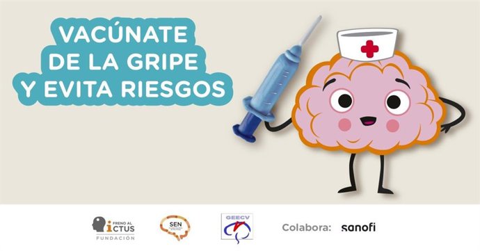 Archivo - La Fundación Freno al Ictus y la SEN recuerdan la importancia de la vacunación de la gripe en pacientes de ictus.