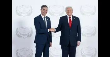 Trump interpela a Sánchez por el gasto en defensa: "¿Estáis ya trabajando con el tema del PIB?"