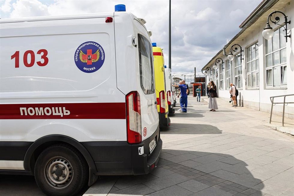 Archivo - Ambulancia en Rusia (archivo)