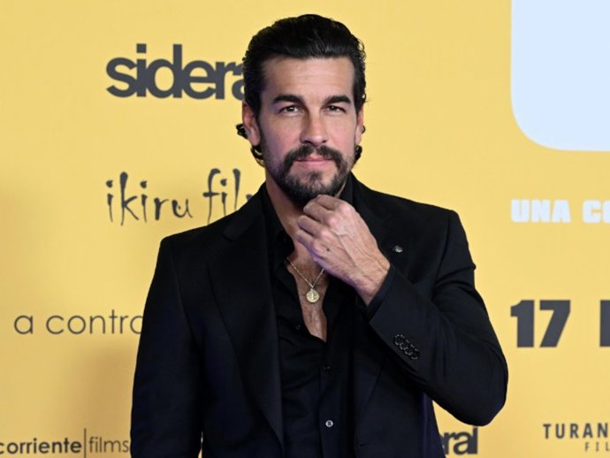 Mario Casas durante el estreno de 'La Cena', la nueva película que protagoniza, a 13 de octubre de 2025, en Madrid (España)