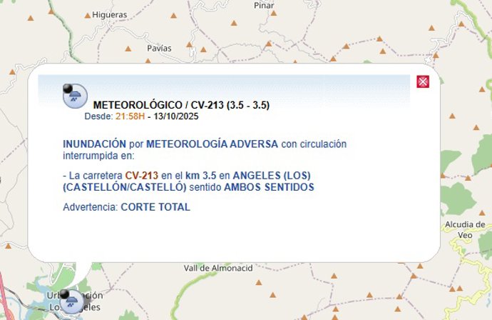 Estado carreteras DGT