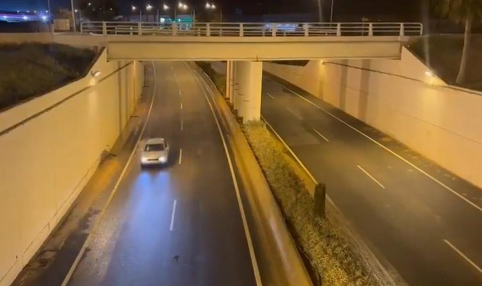 Carretera del aeropuerto de Ibiza.