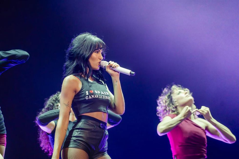 Archivo - Concierto de Aitana en Roquetas de Mar (Almería) en julio de 2024.
