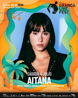 Aitana, tercera artista confirmada para el Granca Live Fest 2026