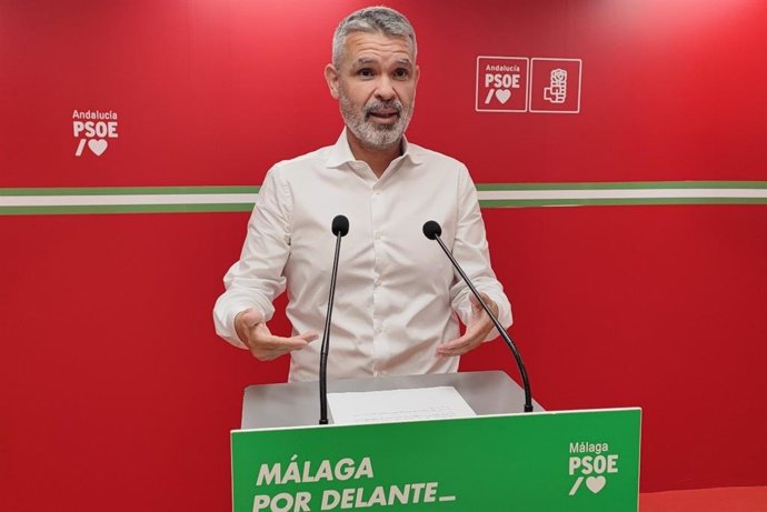 El secretario de Organización del PSOE de Málaga, José Bernal, en una imagen de archivo