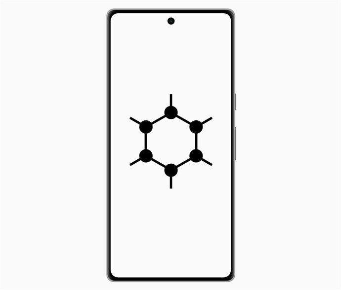 Logotipo do sistema operacional GrapheneOS.