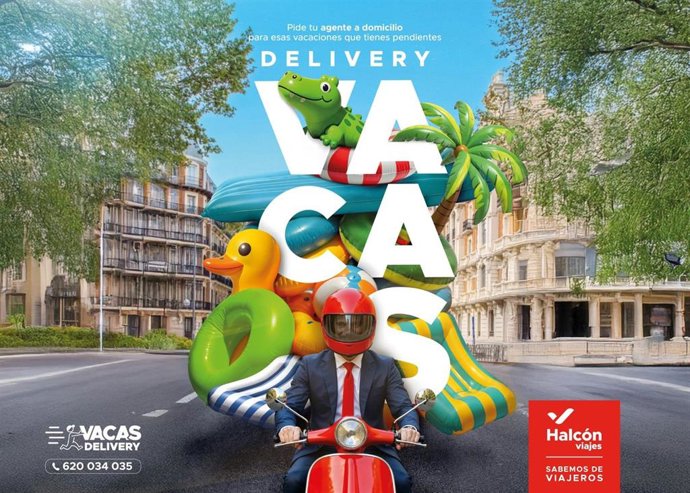 Halcón Viajes lanza 'Vacas Delivery', un nuevo servicio de asesoramiento a domicilio.