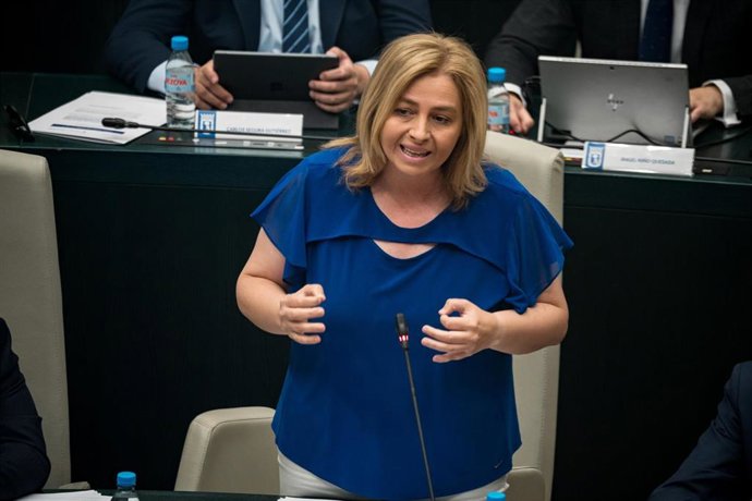 Archivo - La vicealcaldesa de Madrid, Inma Sanz, interviene durante un pleno del Ayuntamiento de Madrid