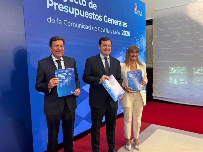 Mañueco presenta el proyecto de presupuestos de la Comunidad para 2026
