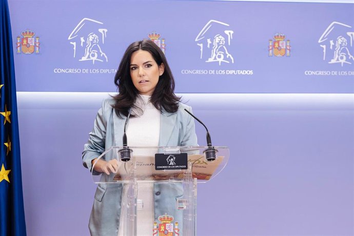 Archivo - La portavoz de Vox en el Congreso, María José Rodríguez de Millán.