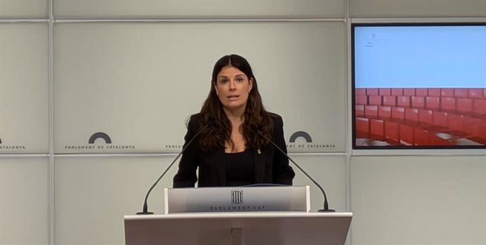 La portavoz de Junts en el Parlament, Mònica Sales