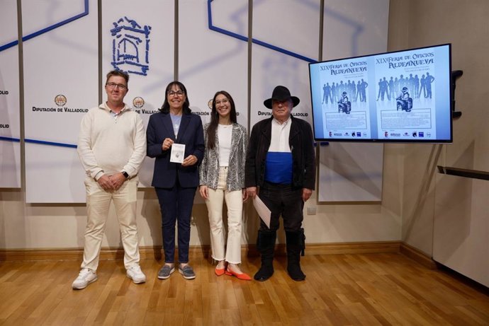 Presentación de la Feria de Oficios de Villanueva de Duero en la sede de la Diputación de Valladolid
