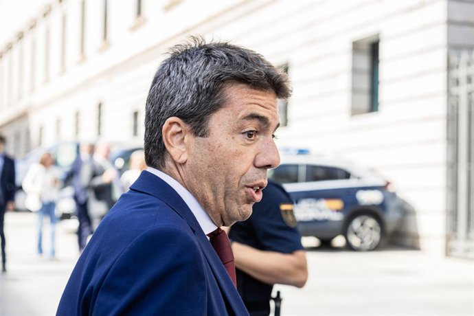 Archivo - Arxiu - El president de la Generalitat valenciana, Carlos Mazón.