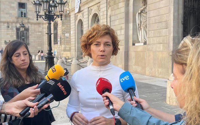 Alamany (ERC) en declaraciones a los medios este martes