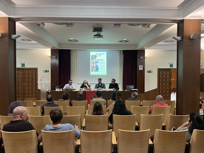 Presentació de 'Projecta't: una llengua de cine'.