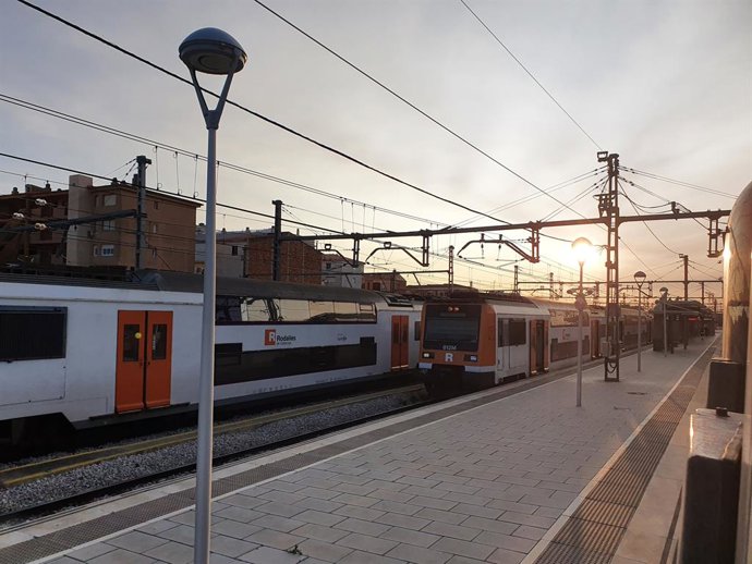 Archivo - L'estació de Rodalies de Sant Vicenç de Calders (Tarragona)