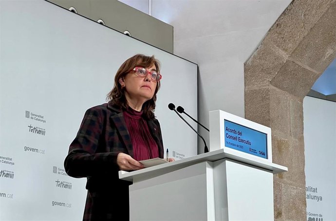 La consellera de Territorio, Vivienda y Transición Ecológica y portavoz de la Generalitat, Sílvia Paneque