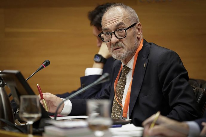 El catedràtic José Mª Lozano compareix en la comissió d'investigació sobre la dana en Les Corts