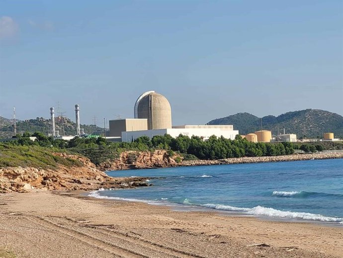 Imagen de la central nuclear de Vandellòs II (Tarragona)