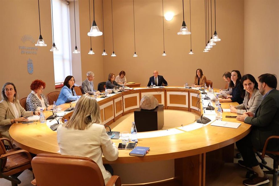Reunión de la Xunta de Portavoces de la Cámara gallega.
