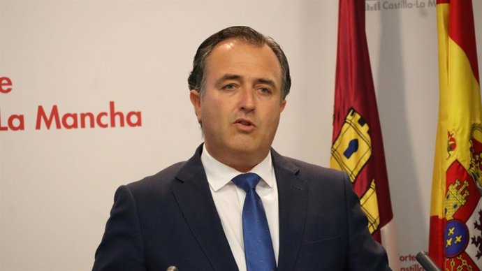 El presidente del Grupo Parlamentario VOX en las Cortes de Castilla-La Mancha, David Moreno