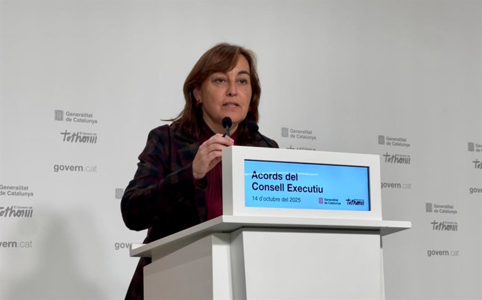 La consellera de Territori, Habitatge i Transició Ecològica i portaveu de la Generalitat, Sílvia Paneque