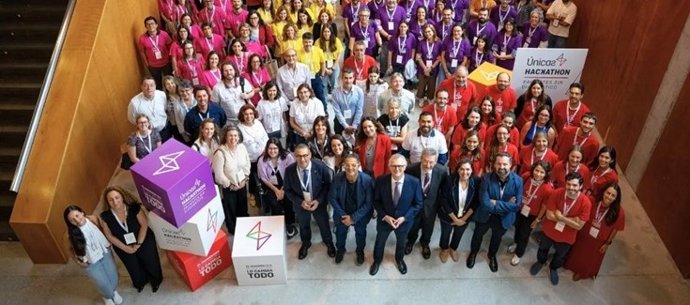 Foto de familia 'hackathon'.