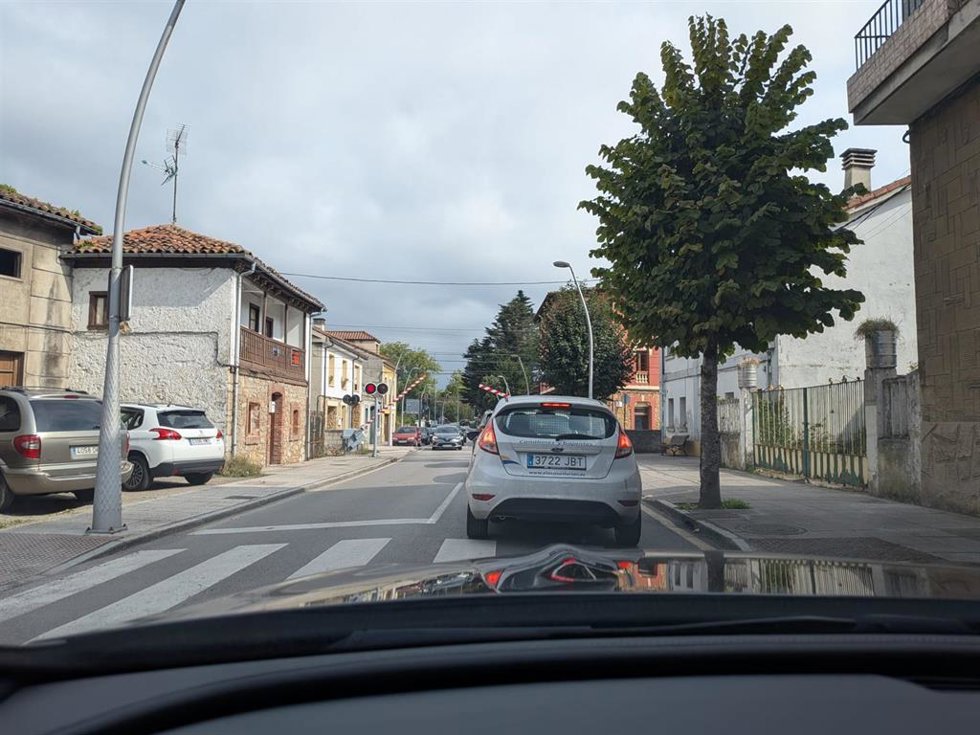 Paso a nivel en Colloto