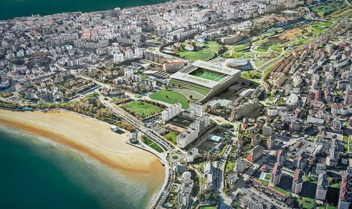 El Racing presenta un proyecto de estadio de 68 millones con aparcamiento soterrado, zonas comerciales y 4.000 asientos más
