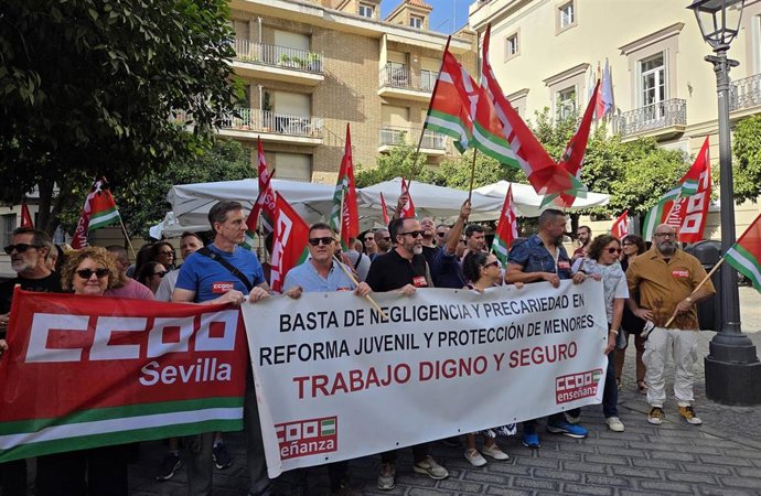 CCOO reclama seguridad laboral para los trabajadores de centros de reforma y protección de menores en Andalucía