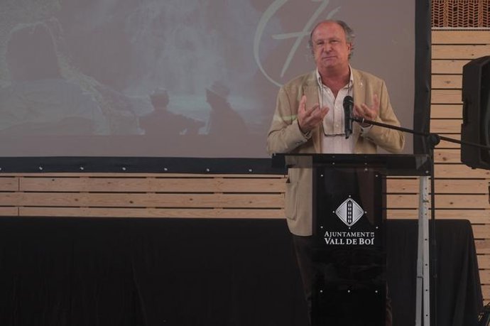 El secretario de Transición Ecológica, Jordi Sargatal, durante su intervención.