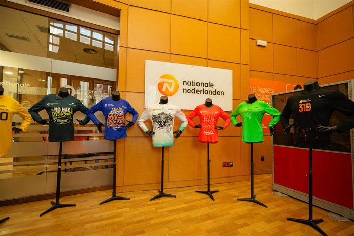 Imagen de las camisetas para la Nationale-Nederlanden San Silvestre Vallecana 2025